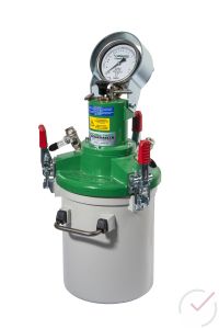 Luftgehaltsprüfer 8 l  Modell FORM+TEST mit Handpumpe
