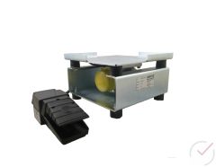 Rütteltisch 310 x 310 mm, verzinkt (3000 UPM) mit Fußschalter Best.-Nr.: BB100001