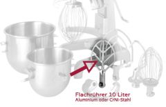 Flachrührer 10 l (Leichtmetall ''B'') für Hobart A200 Best.-Nr. 00-136915-000
