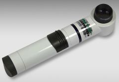 Messlupe mit 2 LED's zur Rissbreitenmessung 10-fach ... ±10 mm ... 0,1 mm