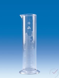 Messzylinder 500 ml niedrige Form *SAN* aus glasklarem Kunststoff
