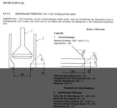 Verschlussstempel (Nachrüstung) zur Fließeinheit gemäß EN 933-6