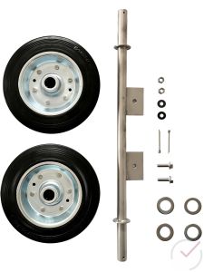 Radsatz für ACC4/5 Transportkoffer zur Selbstmontage inkl. Achse & Kleinteile