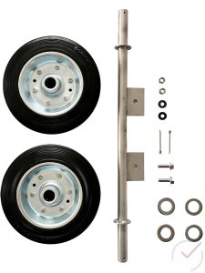 Radsatz für ACC4 Transportkoffer zur Selbstmontage inkl. Achse & Kleinteile