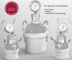 Justierung + Reparatur Luftgehaltsprüfer Type: , Ser.-Nr.: