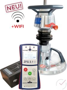 Leichtes Fallgewichtsgerät ZFG 3.1 10 kg handliches Anzeigegerät, GPS, WLAN, Software